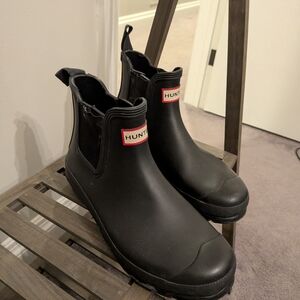 Hunter Women's Black Rain Boots